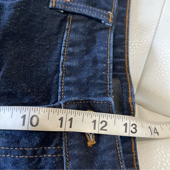 Talbots High Waist Relaxed Jeans 12 dark wash low-stretch 90s straight leg - Picture 10 of 11